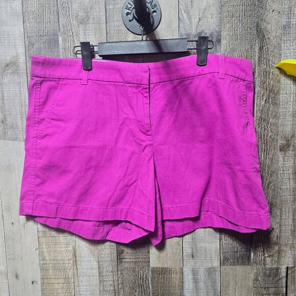 J. Crew Factory Pink Chino Shorts - Picture 1 of 4